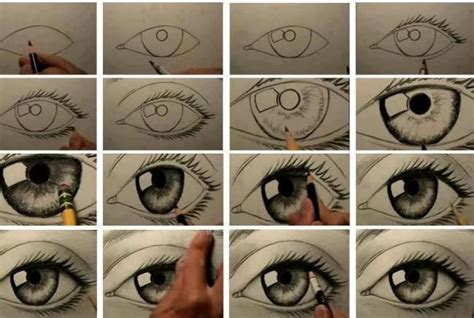 How to draw an eye step-by-step | Eye drawing, Eye art, Realistic eye