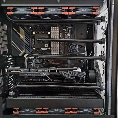 Water-cooled RTX 3090, rigid tubing, matte black : r/watercooling