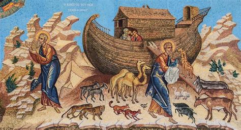 Noah'S Ark Mosaic Iconography - Free photo on Pixabay