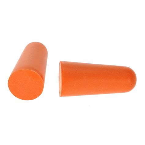 PU Foam Ear Plugs (200 pairs) Size Orange EP02ORR