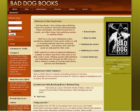 Bad Dog Books - WikiFur, the furry encyclopedia