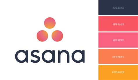 logo color schemes – asana palette | Visual Learning Center by Visme