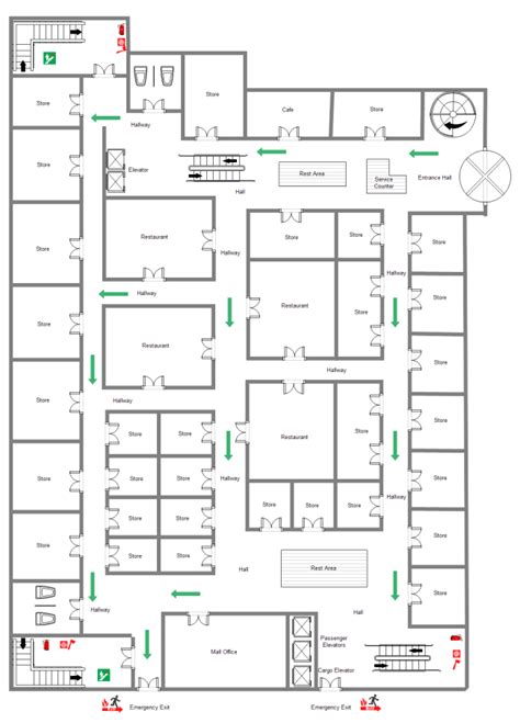 Chickona: Shopping Mall Floor Plan Design