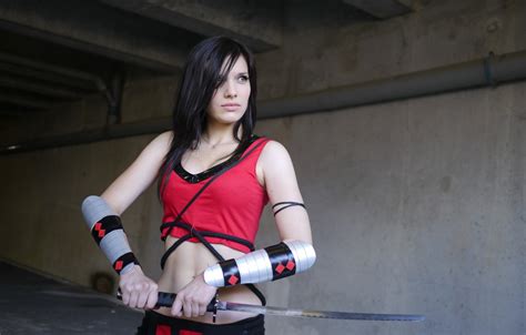 Wallpaper Girl, Katana, Cosplay images for desktop, section девушки ...