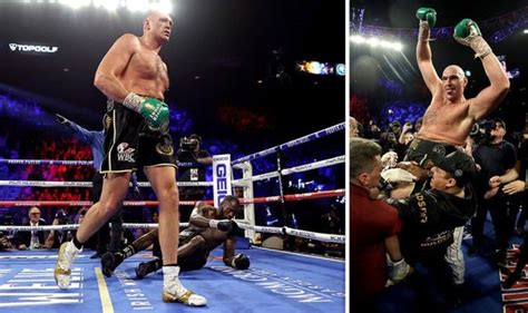 Tyson Fury knockout video: Watch the moment Fury beats Deontay Wilder ...