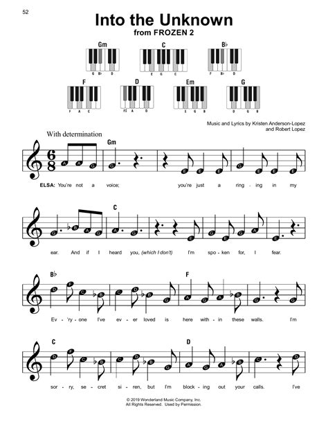 vacío Redondear a la baja Que muestrate frozen 2 partitura piano Vago ...