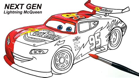 Cars Lightning Mcqueen Tekening / Lightning McQueen Disney Pixar ...