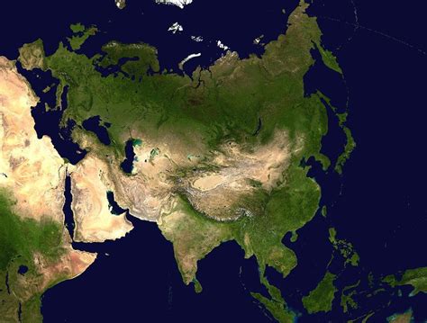 Detailed Map Of Eurasia