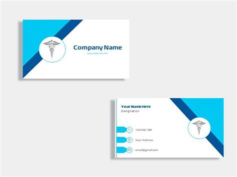 Doctor Business Card Design Template | Presentation Graphics ...