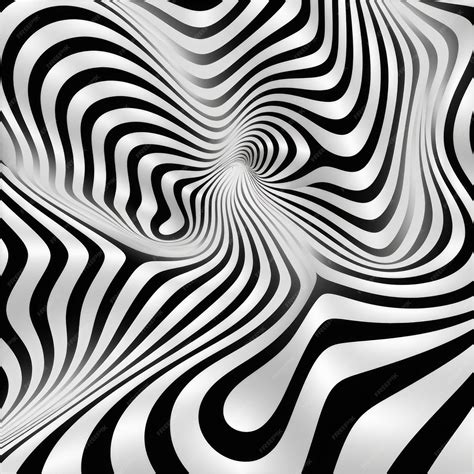 Premium AI Image | Optical Illusion Waves