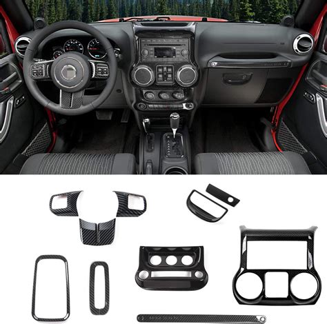 Interior Accessories Decorative Trim Kit for Jeep Wrangler JK JKU 2011 ...