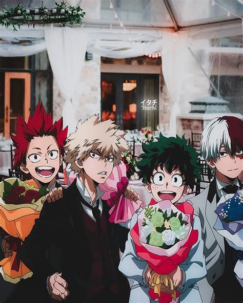 Deku Todoroki And Bakugou Friends Chibi