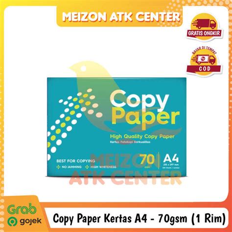 Copy Paper A4 70gram Paper Print Kertas Fotokopi Kertas HVS A4 [1 RIM ...