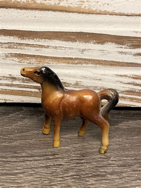 Small Vintage Plastic Toy Horse Made in Hong Kong 2.5 Long - Etsy