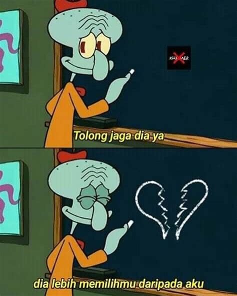 10 Meme Sedih Squidward yang Makjleb, Ngena Banget di Hati!