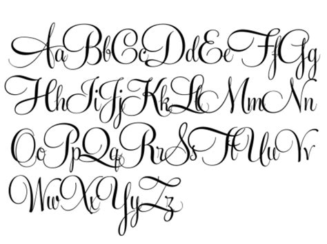 Cursive Fonts For Tattoos