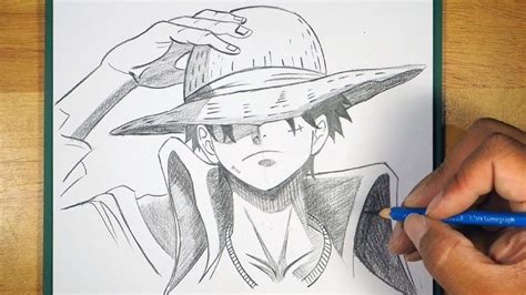 How to Draw Monkey D Luffy | Luffy Drawing | Step by Step | Anime ...