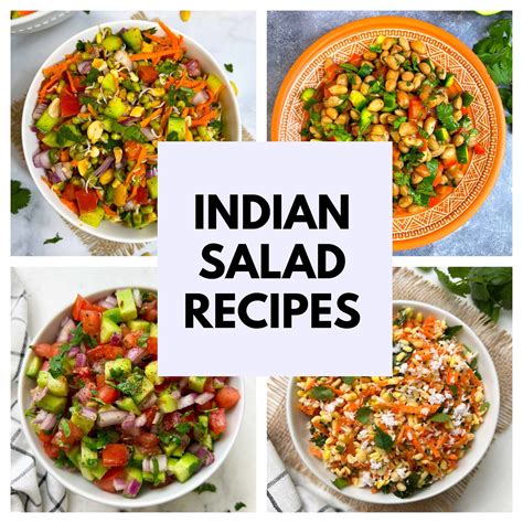 Indian Salad Recipes - Indian Veggie Delight