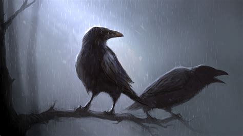 Nevermore Raven Wallpaper