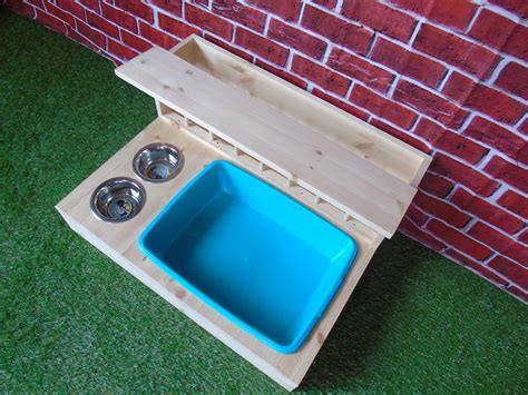 Buy Rabbit Litter Box by WOODEN WORLD Rabbit Litter Tray Rabbit Hutch ...