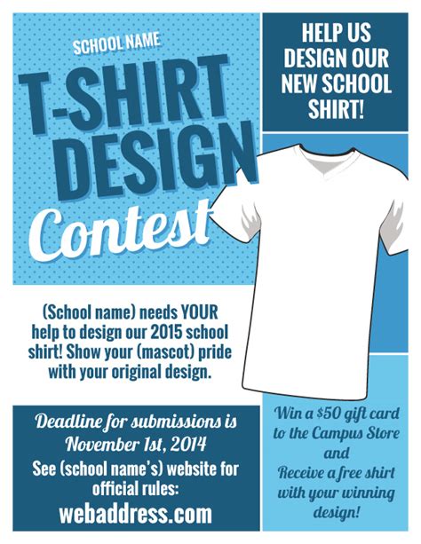 Host a T-Shirt Design Contest With Custom Flyers