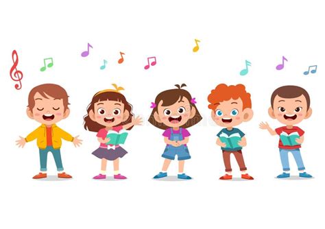 Children Singing Stock Illustrations – 5,281 Children Singing Stock ...