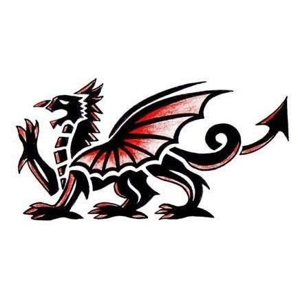 Welsh Dragon Tattoo Design | Welsh tattoo, Dragon tattoo designs, Welsh ...