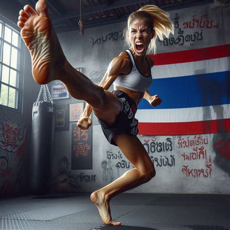 Muay Thai front kick by Danykin on DeviantArt