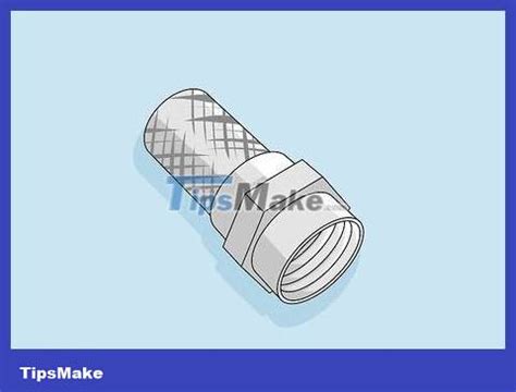 How to Connect Coaxial Cable Ends - TipsMake.com