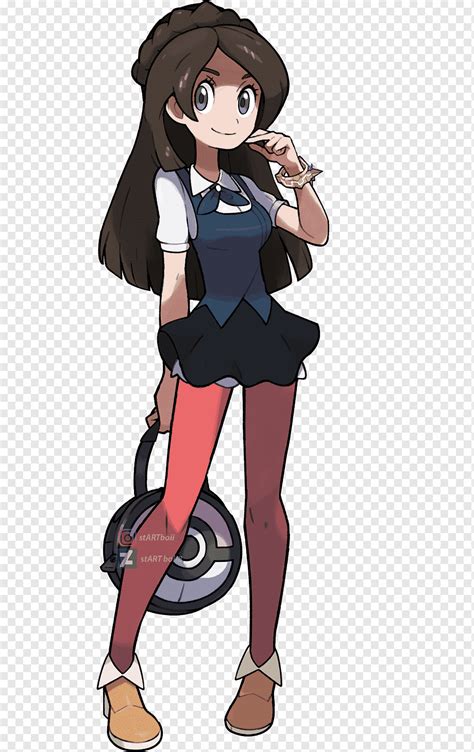 Pokemon Trainer Girl Black And White