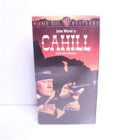 JOHN WAYNE IS Cahill -U.S. Marshal (VHS, 1997) Western Movie New And ...