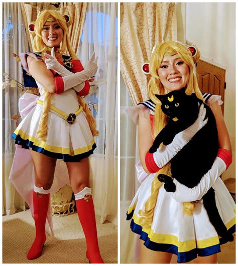 [Self] I finished my Super Sailor Moon cosplay just in time for ...