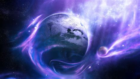 🔥 [70+] Purple and Blue Galaxy Wallpapers | WallpaperSafari