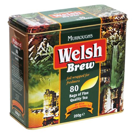 Welsh Brew 80 tea bags Caddy - Welsh Brew Tea