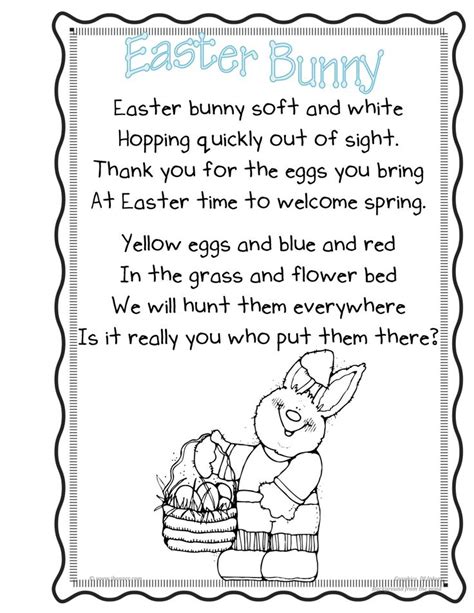 20+ Christian Easter Poems For Kids - Free Coloring Pages