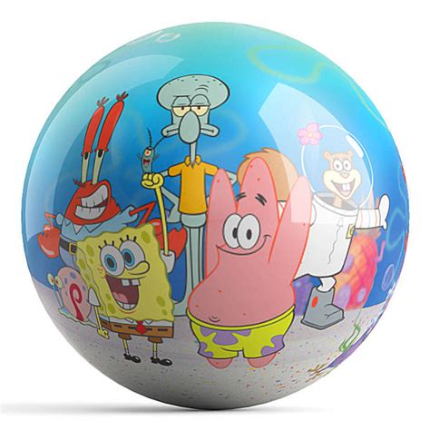 SpongeBob Beach Party bowling ball