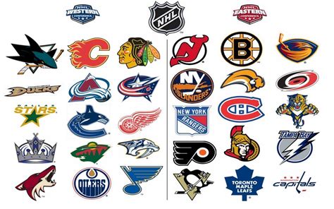 Nhl Logos Coloring Pages