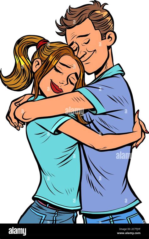 Top 141+ Cartoon couple hug pic - Tariquerahman.net