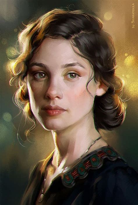 "Astrid Berges-Frisbey" (study) - Elena Berezina (sharandula ...