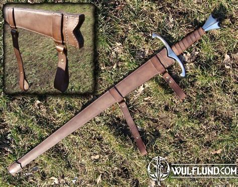 LEATHER SWORD SCABBARD III Sword accessories Swords, Weapons Wulflund