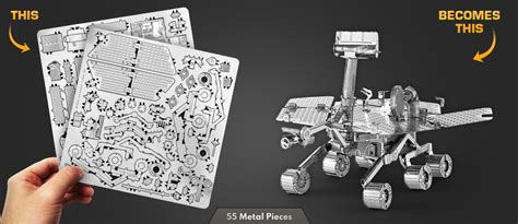 Metal Earth Mars Rover 3D Model Kit - Innovatoys