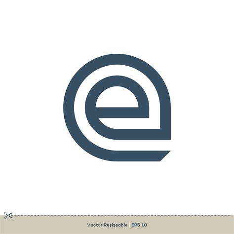 E Letter Logo Vector Icon Template Flat Illustration Design - Download ...