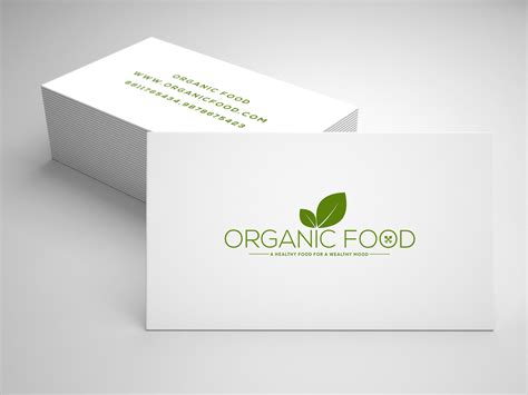 ORGANIC FOOD LOGO AND BRANDING DESIGN. on Behance