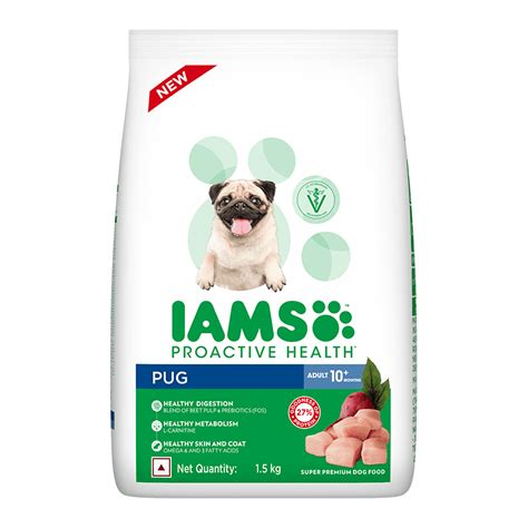 Best Pug Dog Food - IAMS Proactive Health Adult Pug