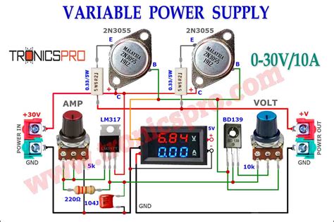 Power Supply Circuit Diagram Explain