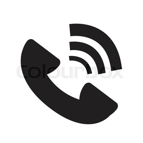 Telephone symbol icon vector ... | Stock vector | Colourbox