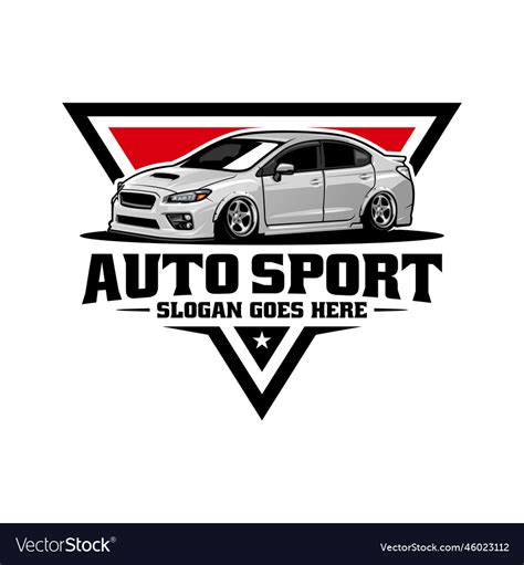 Racing car logo Royalty Free Vector Image - VectorStock