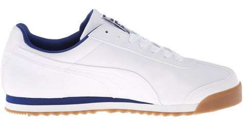 PUMA Roma Basic in White for Men | Lyst