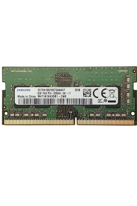 Samsung 8gb Ddr4 3200mhz Notebook Ram M471a1k43db1-cwe 37222 OnuAl ...