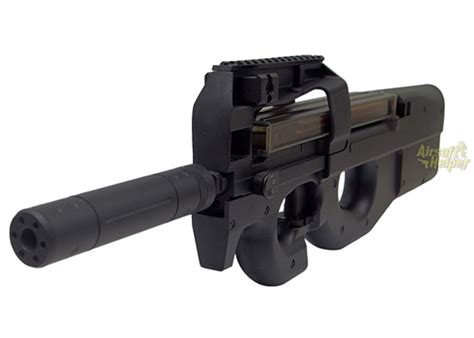 KS P90 TR Airsoft AEG with Silencer | Popular Airsoft